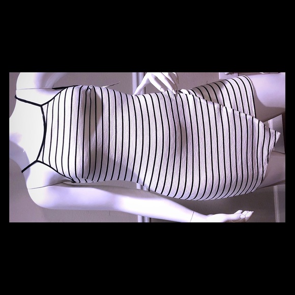 Striped envelope dress - Picture 1 of 5